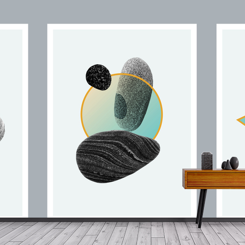 Papier peint personnalisable Abstrait