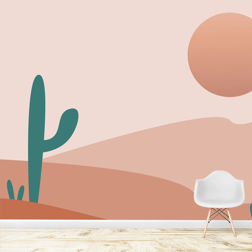 Papier peint personnalisable Arizona Cactus