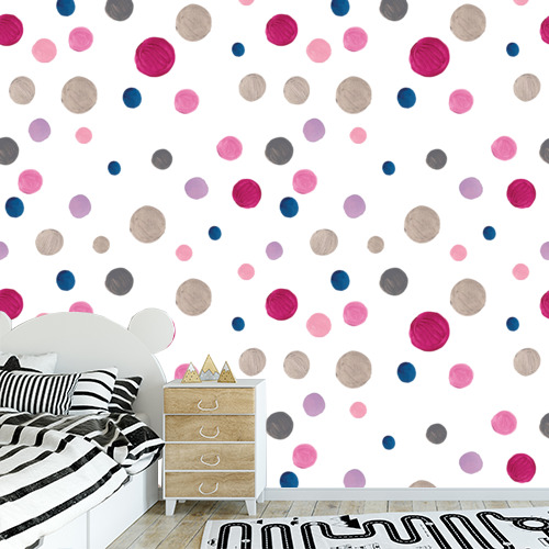 Papier peint personnalisable Dots