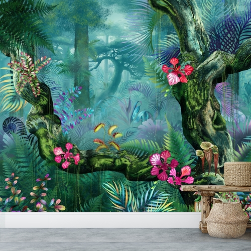 Décorez votre intérieur : imprimez vos photos sur tapisserie déco ou optez pour notre modèle "Forêt fantastique elfique"! Sur mesure, fabriqué en France