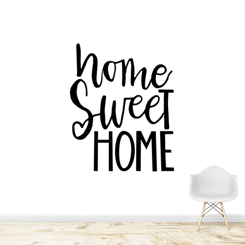 Papier peint personnalisable Home sweet home