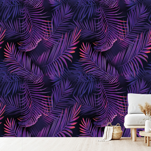 Décorez votre intérieur : imprimez vos photos sur tapisserie déco ou optez pour notre modèle "Le palmier néon tropical"! Sur mesure, fabriqué en France