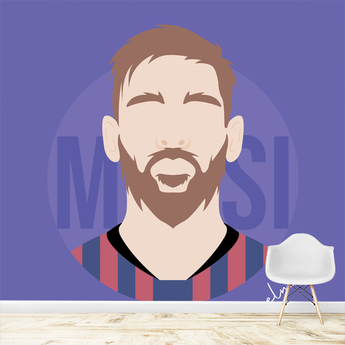 Papier peint personnalisable Lionel Messi