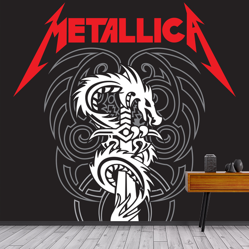 Papier peint personnalisable Metallica
