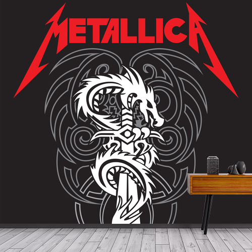 Papier peint Metallica