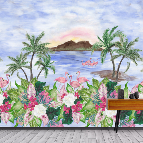 Papier peint personnalisable Paysage hawaïen