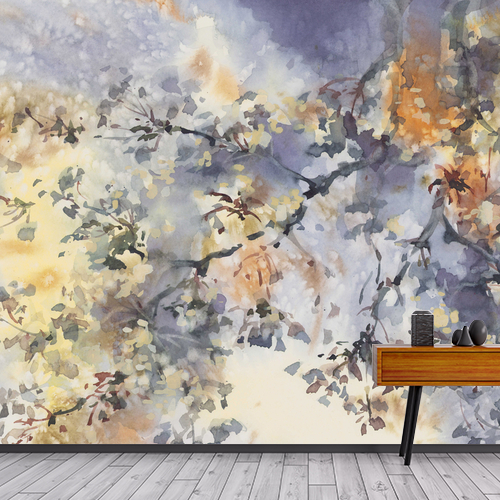 Décorez votre intérieur : imprimez vos photos sur tapisserie déco ou optez pour notre modèle "Sakura Branches"! Sur mesure, fabriqué en France