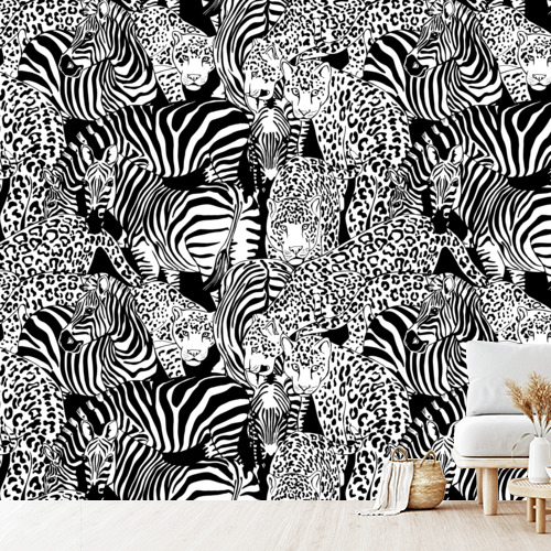 Papier peint personnalisable Savane monochrome
