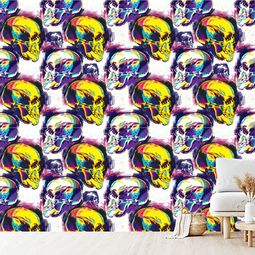 Papier peint personnalisable Skull