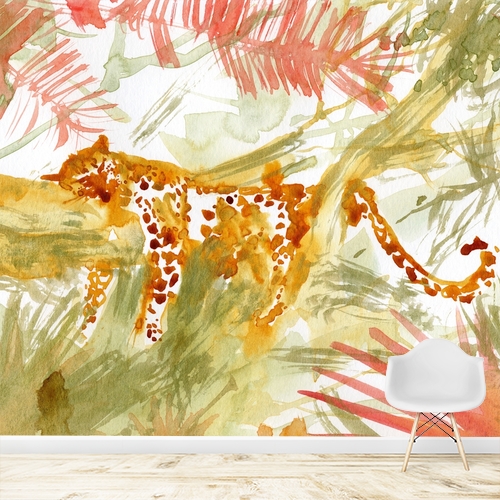 Décorez votre intérieur : imprimez vos photos sur tapisserie déco ou optez pour notre modèle "Sleeping leopard"! Sur mesure, fabriqué en France