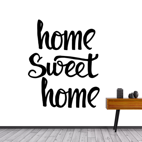 Papier peint personnalisable Sweet home