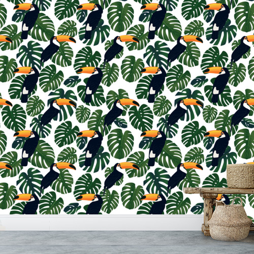 Papier peint personnalisable Toucan