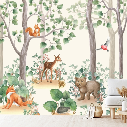 Papier peint personnalisable Woodland Storie