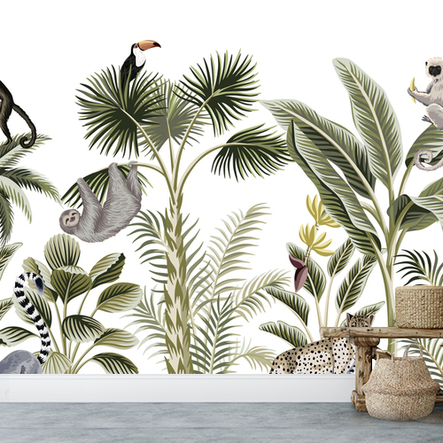 Tapisserie Aquarelle tropicale