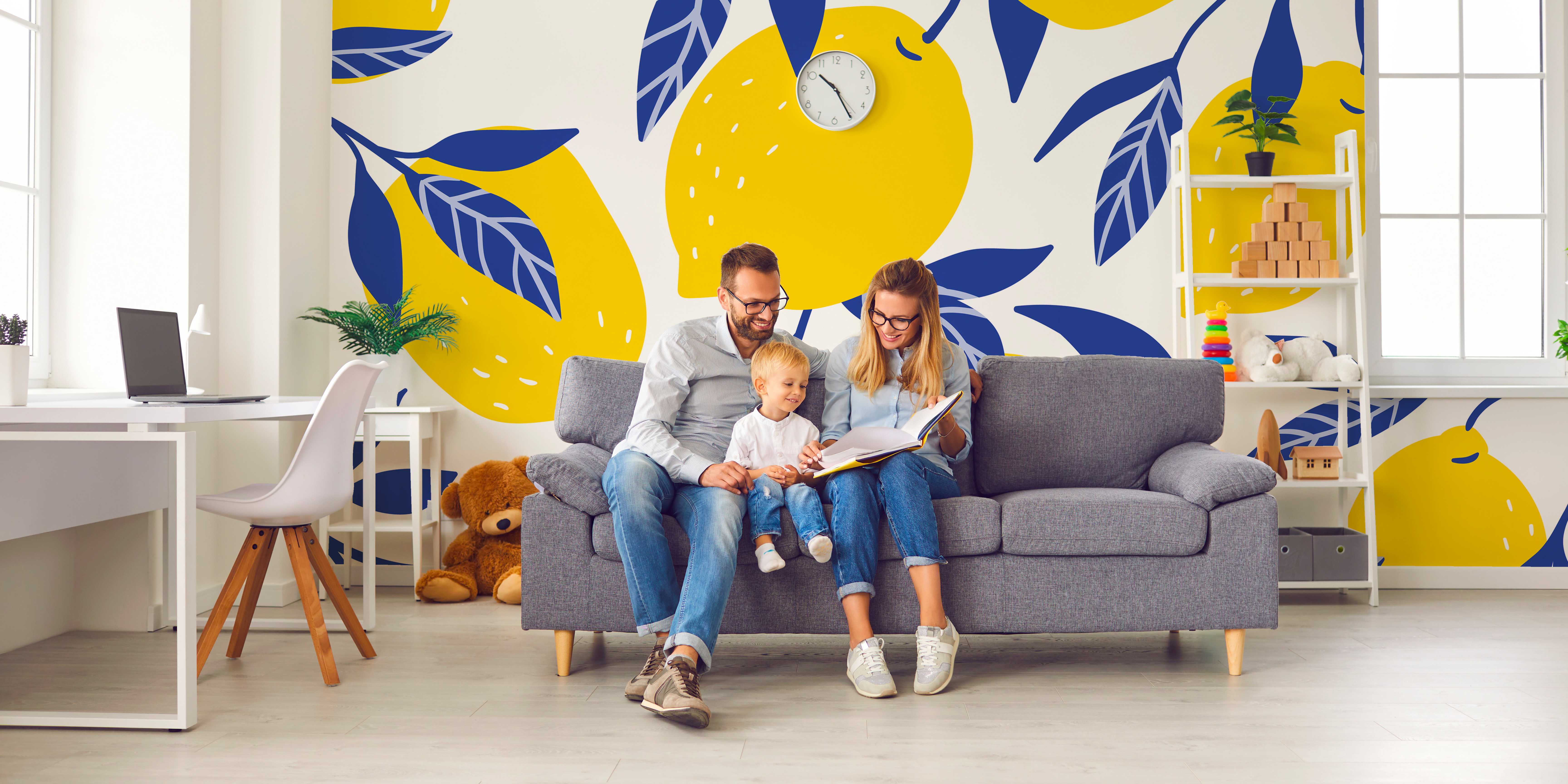 Des papiers peints fruités pour un intérieur ensoleillé !