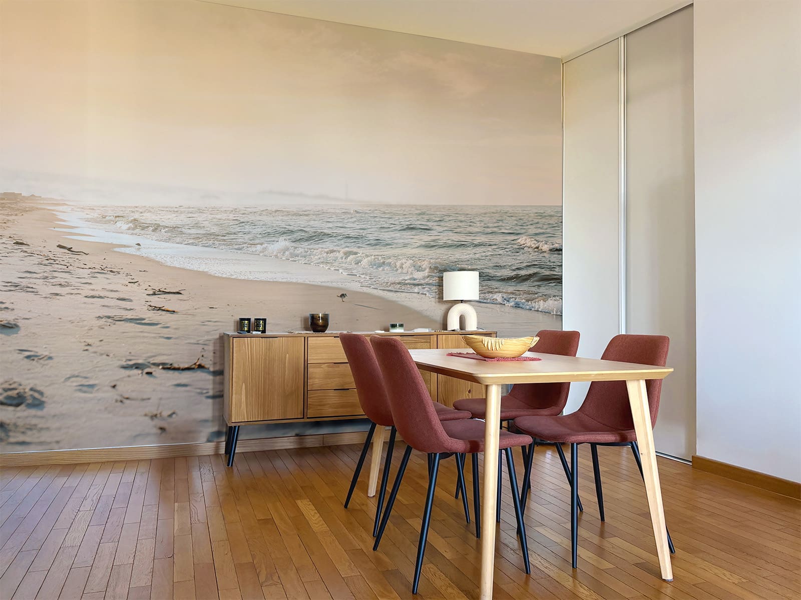 papier peint personnalisé maison de vacances